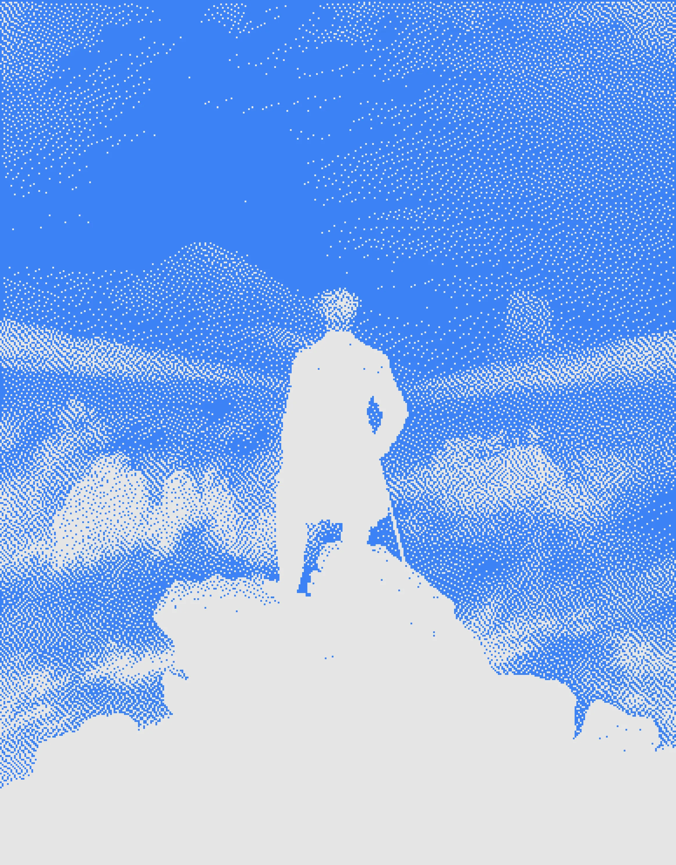 Wanderer above the sea of fog